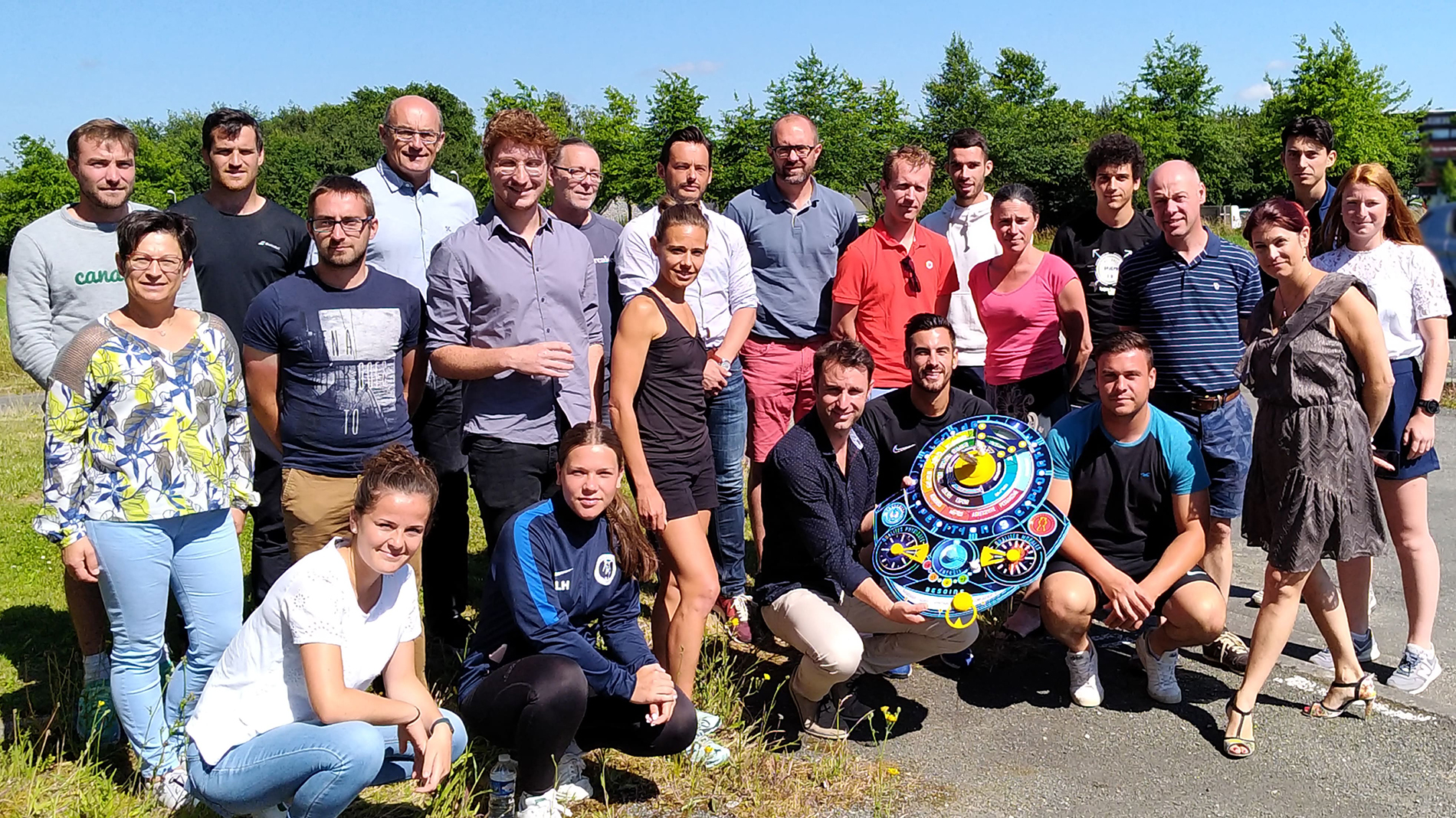 Photo de groupe des encadrants 2020